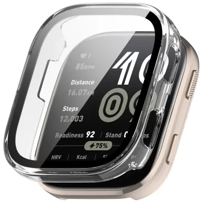 Prozorno ohišje za računalnik s kaljeno folijo za Amazfit BIP 6 Transparent