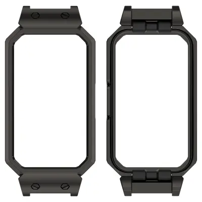 Kovinsko zaščitno ohišje iz cinkove zlitine za Huawei Band 10/9/8 Black