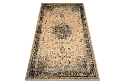 Preproga volna POLONIA KORDOBA25 Rozeta, okvir sepia 170x235 cm