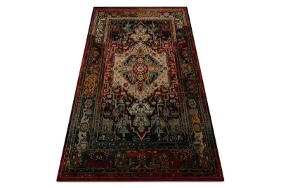 Preproga volna POLONIA ALHAMBRA Ornament, okvir rubin 170x235 cm