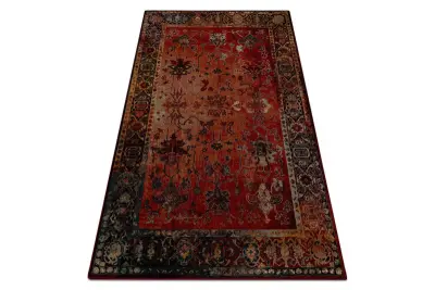 Preproga volna POLONIA BODRUM Ornament, okvir rubin 200x300 cm