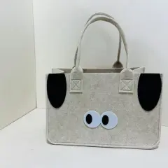 Platnena torba - Prostorna torba čez ramo za službo, nakupovanje, potovanje   Model 3