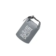 Vodoodporna torba z vedro - 5L torba za suho ramo Grey
