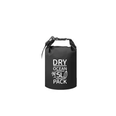 Vodoodporna torba z vedro - 5L torba za suho ramo Black