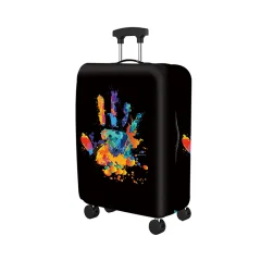 Prevleka za prtljago - odebeljena zaščita za kovček iz poliestra Multicolor1 S