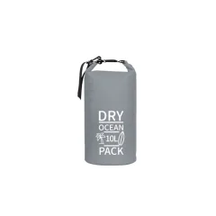 Oranžna vodoodporna torba - 10L suha torba za ramo Grey
