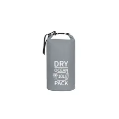 Oranžna vodoodporna torba - 10L suha torba za ramo Grey