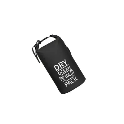 Oranžna vodoodporna torba - 10L suha torba za ramo Black