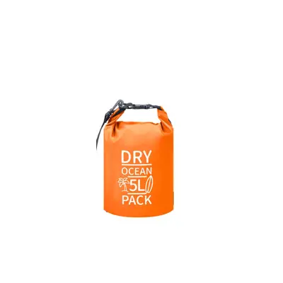 Vodoodporna torba z vedro - 5L torba za suho ramo Orange