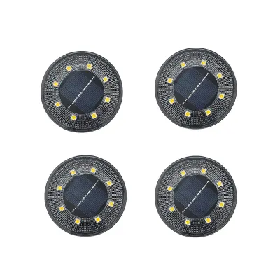 86 Type Solar Ground Lights 4 Pack White