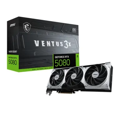 Grafična kartica nVidia RTX5080 MSI Ventus 3X OC - 16GB GDDR7 (V531-001R)
