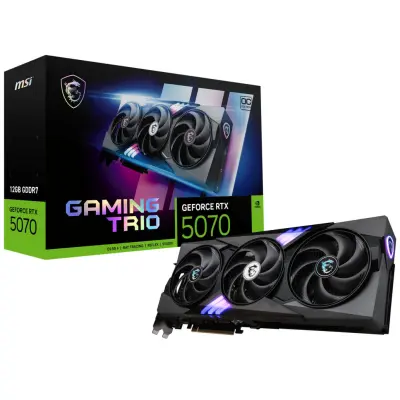 Grafična kartica nVidia RTX5070 MSI Gaming Trio OC - 12GB GDDR7 (V532-019R)