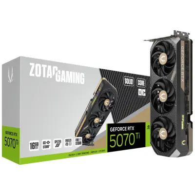 Grafična kartica nVidia RTX5070Ti Zotac Solid - 16GB GDDR7 (ZT-B50710J2-10P)