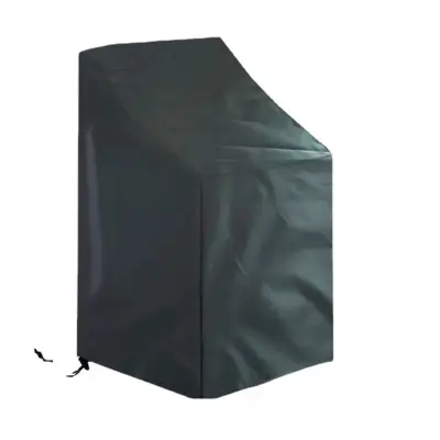 Črna prevleka za stol iz tkanine Oxford - zaščita pred vremenskimi vplivi  S