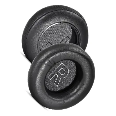Črne ušesne blazinice iz jagnječje kože za B&O Beoplay H9 3. generacije - 2 kosa