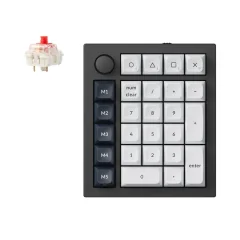 Keychron Q0 Max QMK Brezžična Numerična Tipkovnica / Črna / Gateron Jupiter Red / Q0M-M1