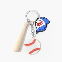 Akrilni obesek za ključe za baseball - eleganten dodatek za avto in ključe   Model 6