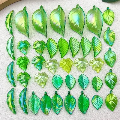 Akrilni Mini Listi za Izdelavo Nakita DIY - 50 kosov   Model 2