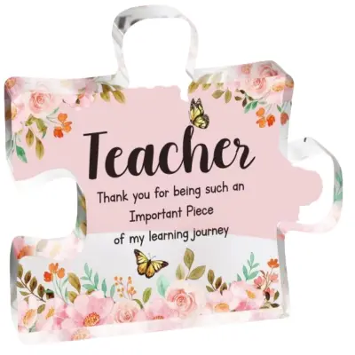 UV Tiskana Ukrivljena Akrilna Namizna Dekoracija Q74 (10x8,6x1)