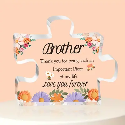 UV Natisnjena Ukrivljena Akrilna Namizna Dekoracija Ornament   E