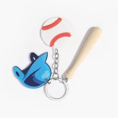 Akrilni obesek za ključe za baseball - eleganten dodatek za avto in ključe   Model 4