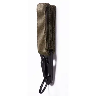 Komplet 5 večnamenskih karabinskih obeskov za ključe Green