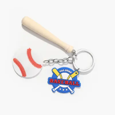 Akrilni obesek za ključe za baseball - eleganten dodatek za avto in ključe   Model 8