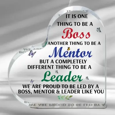 Akrilna Dekoracija za Mizo v Obliki Srca - Popolno Darilo   Model 2