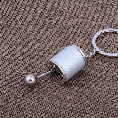 Privjesek za ključe v obliki prestavne ročice Silver