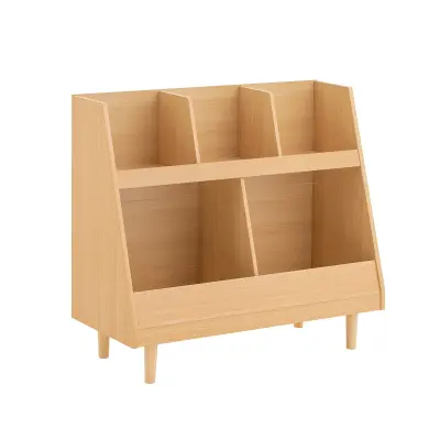 SoBuy otroška knjižna omara, knjigarna za otroke montessori, otroška knjigarna KMB111-N