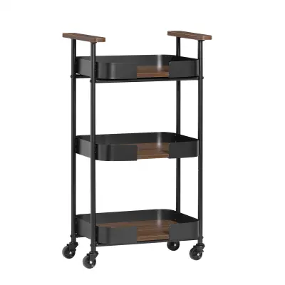 SoBuy Prostorsko varčen voziček 50x32x86cm SVW23-SCH