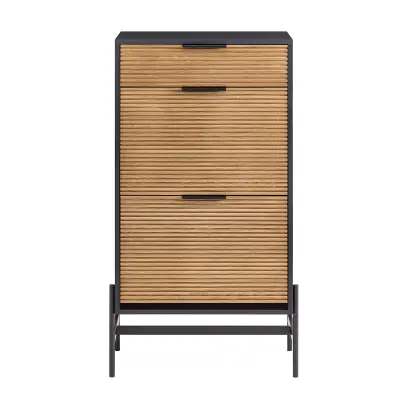 SoBuy omara za čevlje 64x40x115 cm HFSR03-SCH