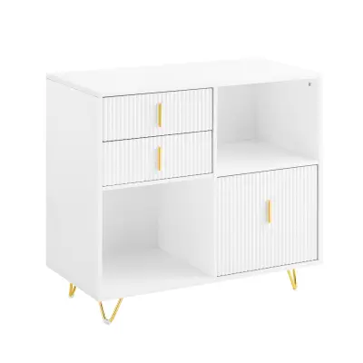 SoBuy Namizna omara za shranjevanje 80x40x75 cm ASK11-W