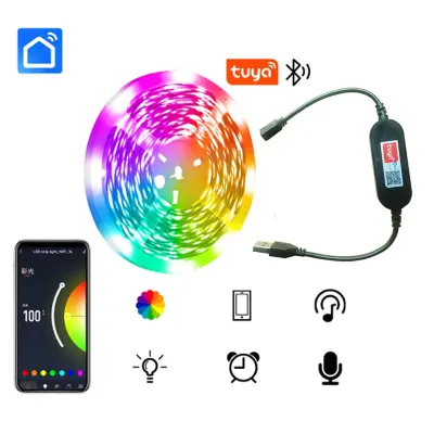 Pametne USB LED trak luči z glasbeno sinhronizacijo in upravljanjem z aplikacijo  5 m