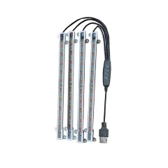 Stojalo za rastlinsko luč, 18 cm, en priključek za štiri USB (adapter ni priložen)