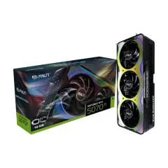PALIT GameRock GeForce RTX 5070Ti OC 16GB GDDR7 (NE7507TH19T2-GB2030G) gaming grafična kartica