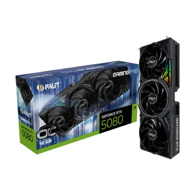 Grafična kartica nVidia RTX5080 Palit Gaming PRO OC - 16GB GDDR7 (NE75080S19T2-GB2031A)