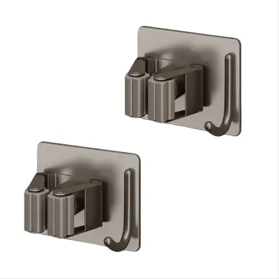 Držalo za brisače Gunmetal - Varna in elegantna shramba (2 kosa) Grey