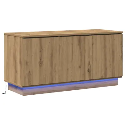 vidaXL TV omara Umetnostni hrast 100x38x49 cm Inženirski les