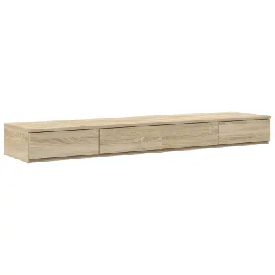 vidaXL Predali za posteljo Sonoma hrast 150x36,5x16,5 cm inženirski les
