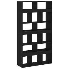 vidaXL Pregradni zid 2 kosa Črni hrast 100x33x187,5 cm Inženirski les