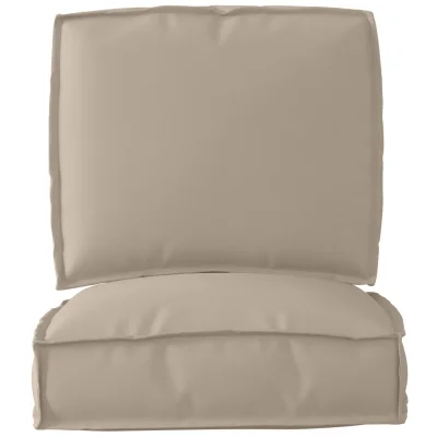vidaXL Set blazin za palete, 2 kosi, taupe, Oxford tkanina