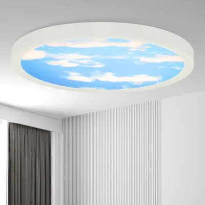 NETTLIFE LED stropna svetilka IP44, nevtralno bela, 23 cm, 23 W, 4000 K, za kopalnico, otroško sobo in hodnik, okrogla kopalniška svetilka