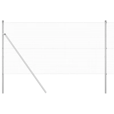 vidaXL Komplet ograjnic 25 m Komplet 2 Pocinkano jeklo 25 x 1 m Trdna