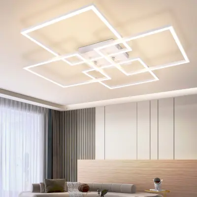 NETTLIFE LED stropna svetilka 4 moderna bela 32W 3000K