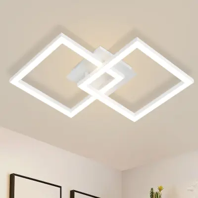 NETTLIFE 24W geometrijska LED stropna svetilka, stropna razsvetljava za dnevno sobo in spalnico