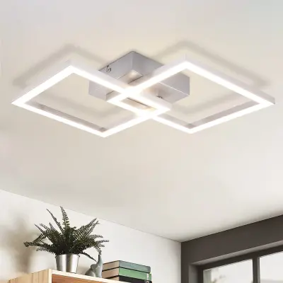 NETTLIFE LED stropna svetilka za dnevno sobo - moderna kuhinjska svetilka 24w 3000k svetilka za dnevno sobo