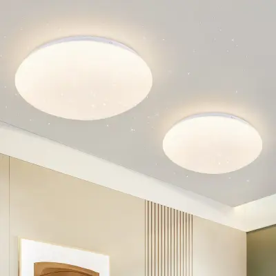 NETTLIFE Druga LED stropna svetilka za dnevno sobo - Ø 16,5 cm, 4000 K, 5 W, nevtralno bela, za hodnik, otroško spalnico