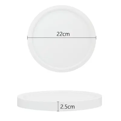 NETTLIFE LED stropna svetilka, spalnica, ravna svetilka, 22 cm, 15 W, kuhinja, IP44, hodnik, okrogla, toplo bela, za kopalnico