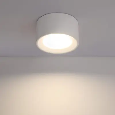 NETTLIFE Nadogradni reflektor, 4 kosi, okrogel, nadogradni reflektor, bela, nadogradna svetilka Gx53, ravna, moderna, max. 10 W